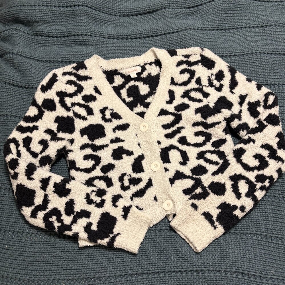 Colsie Leopard Print Cardigan